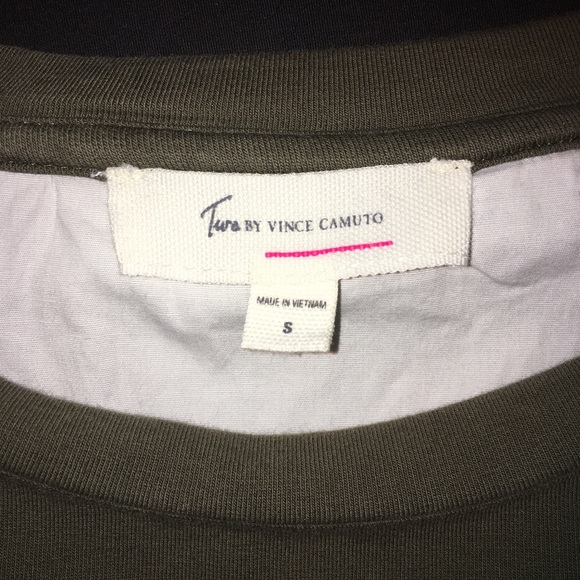 Vince Camuto Oversized Faux Layered Top - Picture 9 of 10